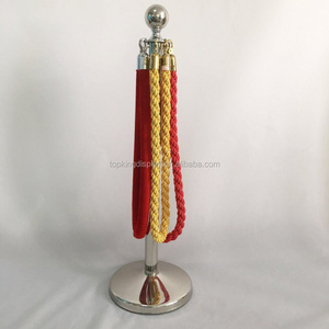 retractable barrier velvet rope stanchion