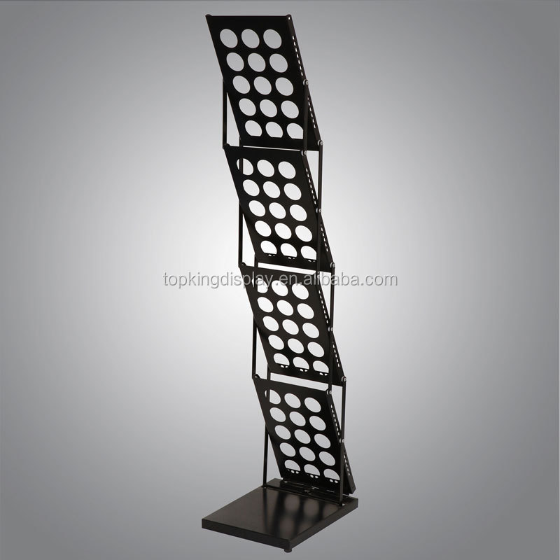 hot sale metal display rack/brochure holder/magazine stand