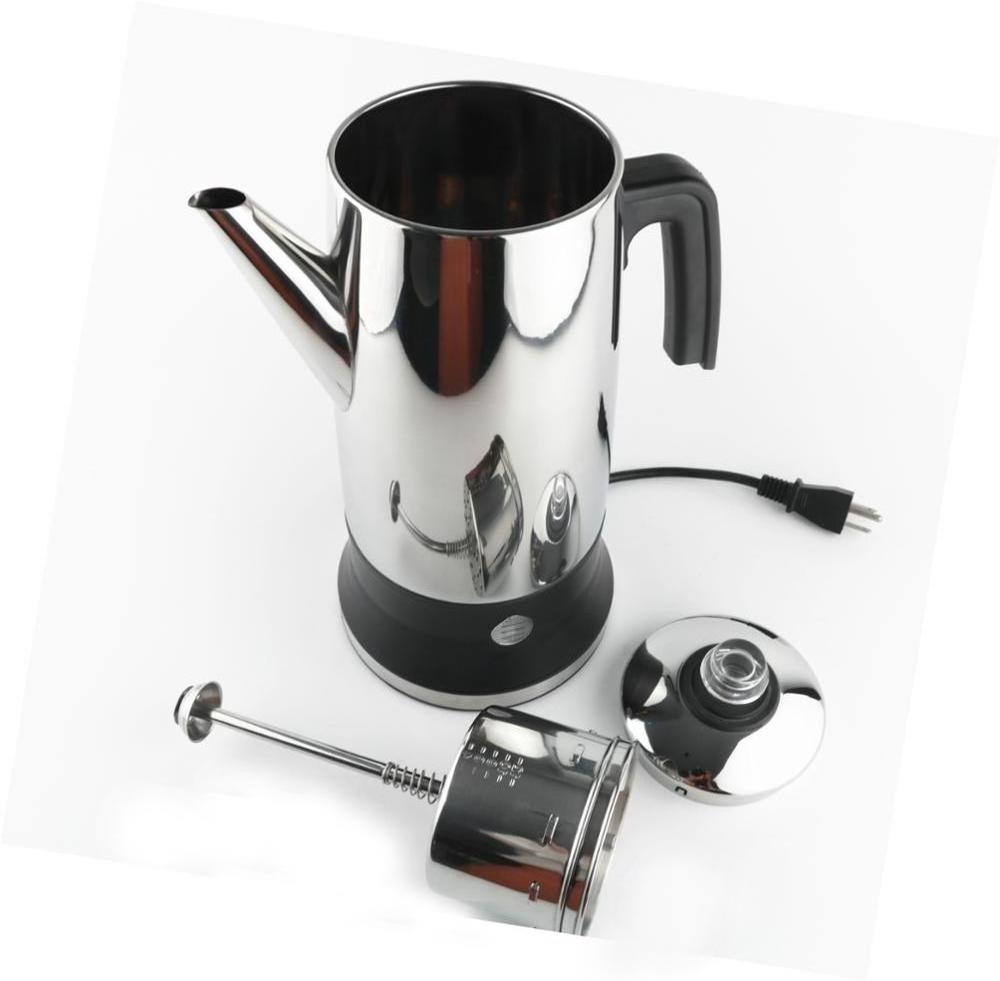 1.8L Stainless Steel electric Coffee pot Percolator 12 Cups coffee machine Coffee maker