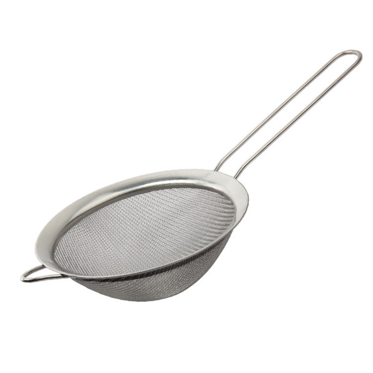 Eco friendly Mesh Metal Strainer Sieve Set Kitchen Cooking Accessories Stainless Steel  Food Colander