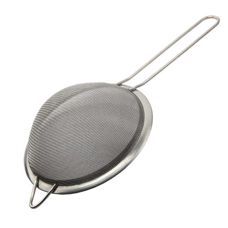 Eco friendly Mesh Metal Strainer Sieve Set Kitchen Cooking Accessories Stainless Steel  Food Colander