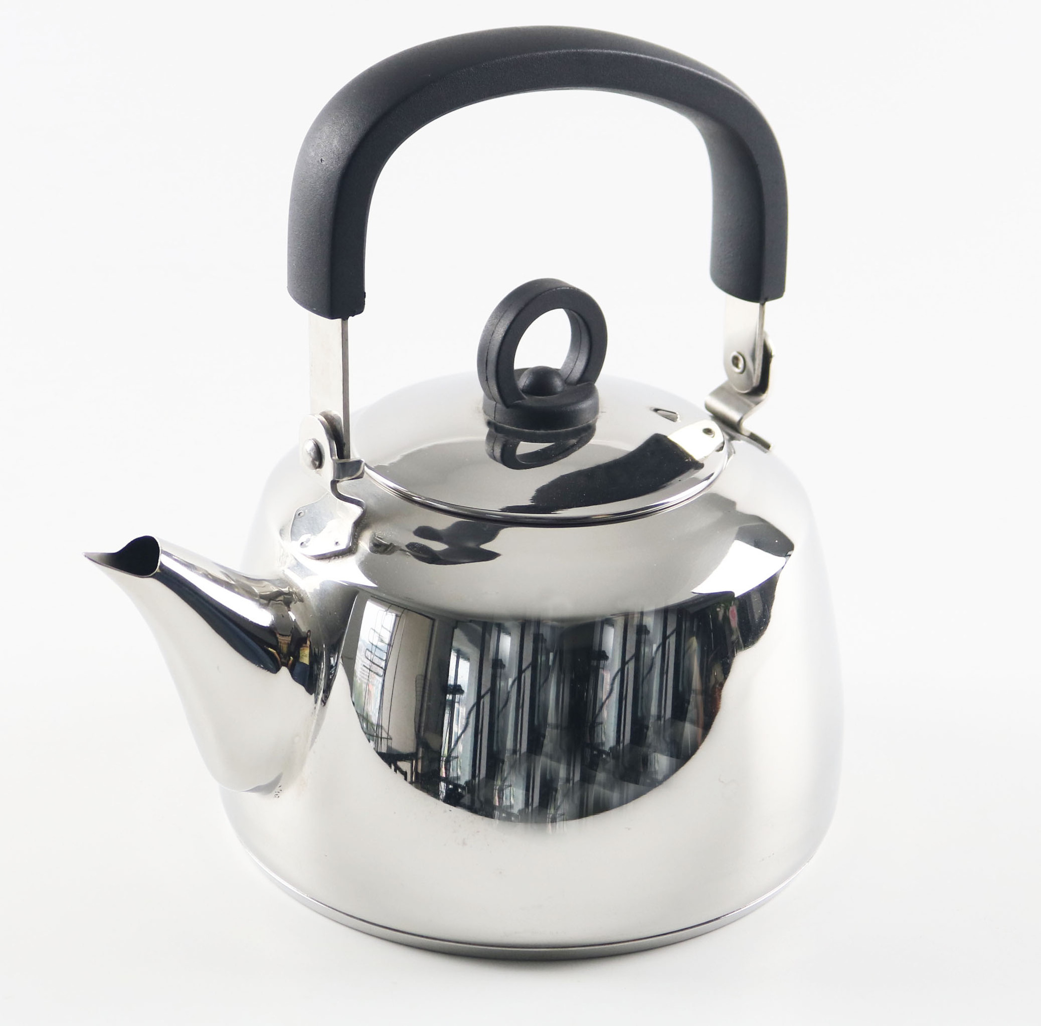 Safe Household Stainless Steel Water Pot Chinese Manufacturer Steel Tea Kettle Portable Handle Whistle Kettle