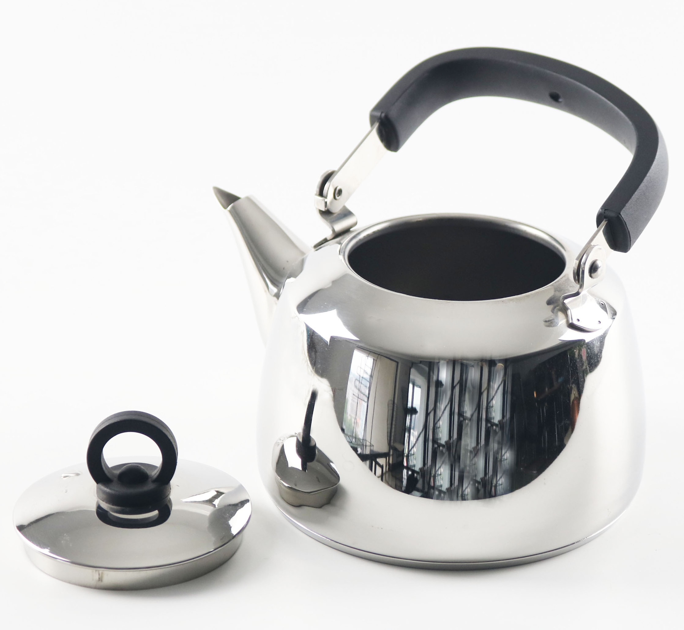 Safe Household Stainless Steel Water Pot Chinese Manufacturer Steel Tea Kettle Portable Handle Whistle Kettle