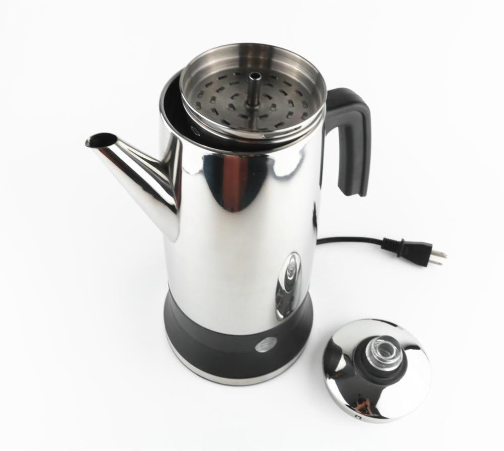 1.8L Stainless Steel electric Coffee pot Percolator 12 Cups coffee machine Coffee maker