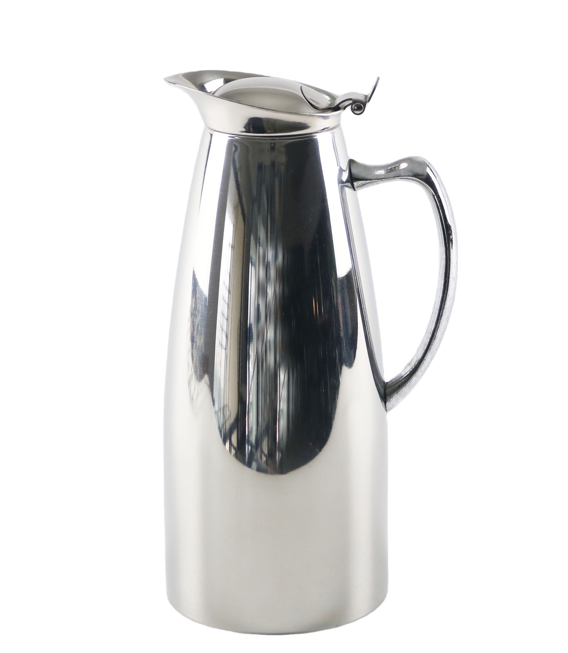 1L Double Wall Layer Insulated Stainless Steel  Coffee Milk Pot With Handle Teapot Thermo Jug