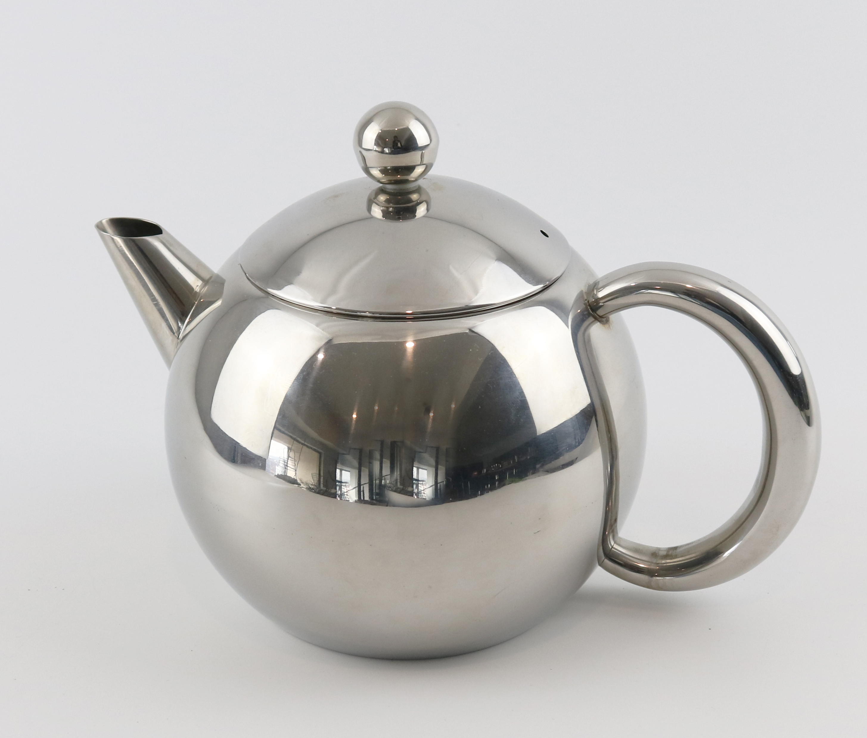 1.2 Liter Double wall Luxury Coffee tea pot with Removable Infuser stainless steel Teapot