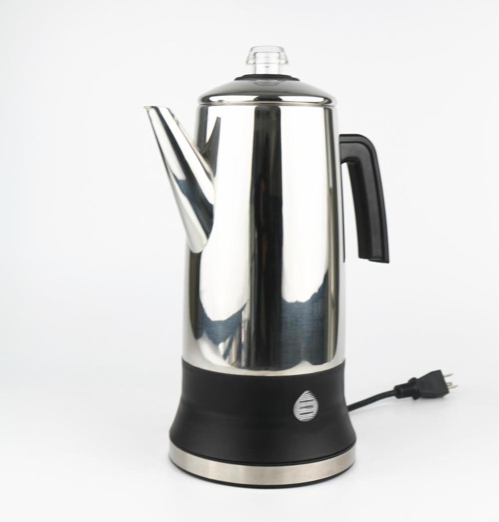 1.8L Stainless Steel electric Coffee pot Percolator 12 Cups coffee machine Coffee maker