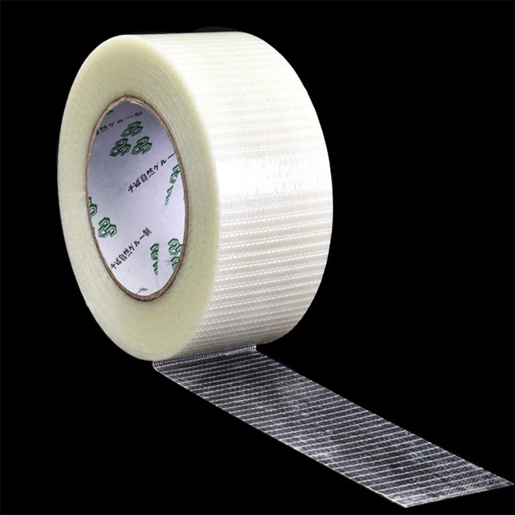 Superior Holding Power Fiber Glass Filament Tape High Temperature Hot Melt Reinforcement Cross Filament Tape for Sales