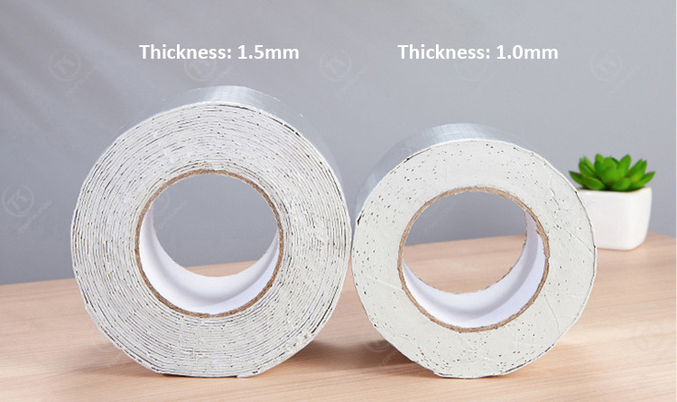 Super Adhesive Leakage Repair Mending Tape Aluminium Foil Butyl Rubber Tape Waterproof Butyl Tape for Roof RV Greenhouse