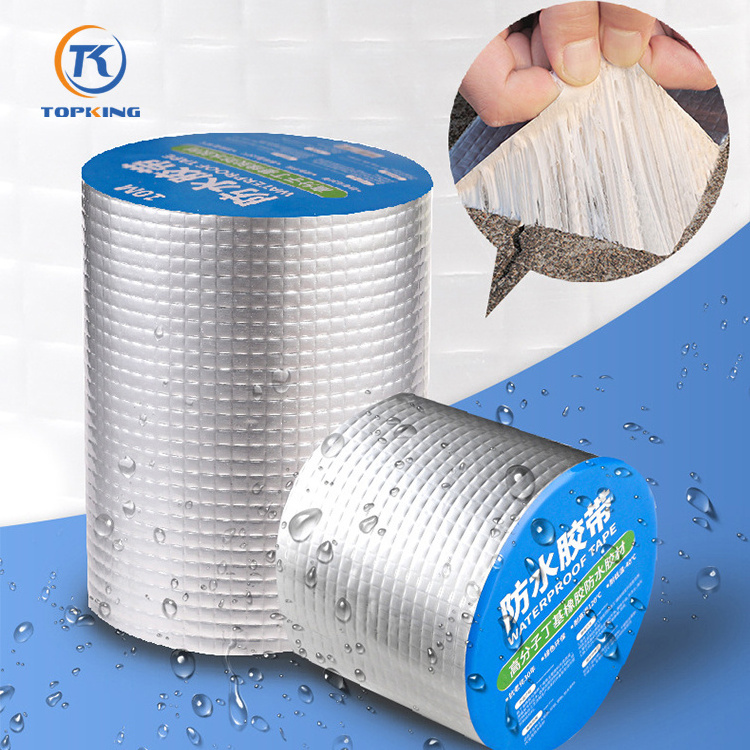 Roof and Wall Cracks Waterproofing Repair Adhesive Tape Self-fusing Butyl Rubber Roof Sealant Butyl Tape