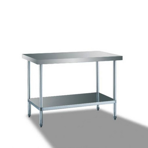 Portable Multi-Function Metal Folding Adjustable Stainless Steel Work Bench Table