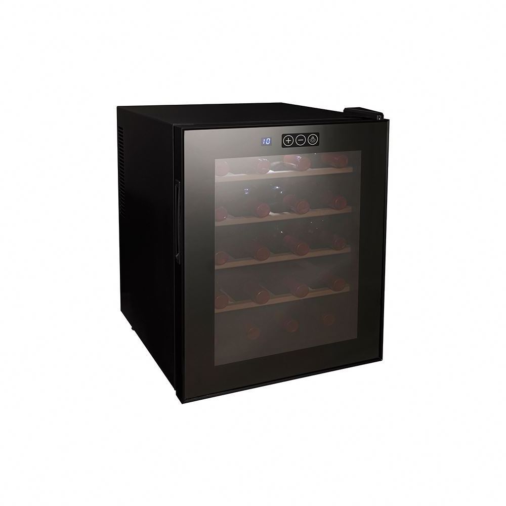 Freestanding Glass Display 2 Doors Beverage Wine Refrigerator With Lock