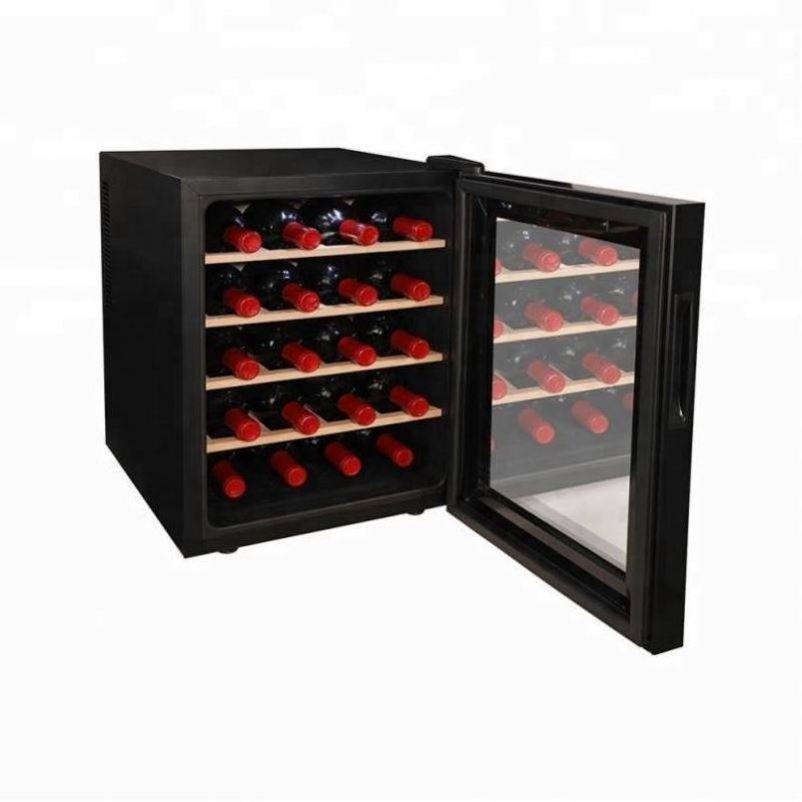 Freestanding Glass Display 2 Doors Beverage Wine Refrigerator With Lock