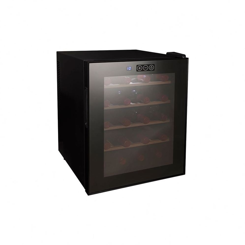 Free Standing Household 98L Under Counter Glass Door Wine Cooler Wine Cellar Wine Refrigerator With Lock Cave A Vin