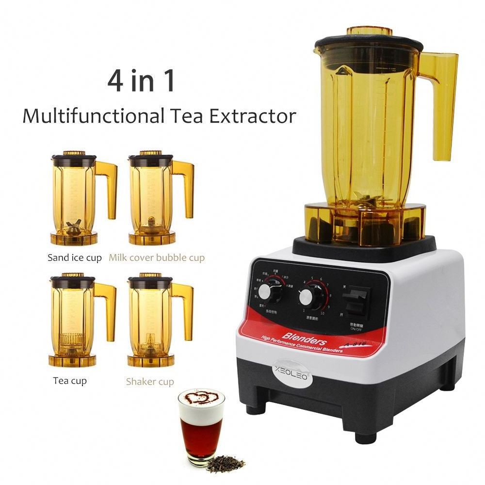 Professional Fruit Smoothie Juicer Machine Kitchen Food Processor Heavy Duty Power Commercial Electric Single Cup Blender