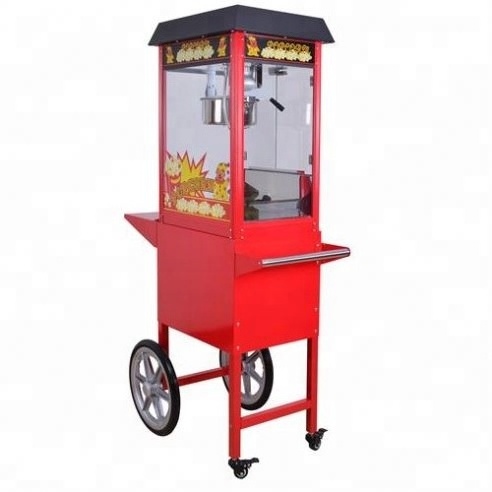 Hot Sale Factory Supply Cotton Candy Machine And Popcorn Machine Food Cart Price,Popcorn Vending Cart, Popcorn Machine On Cart