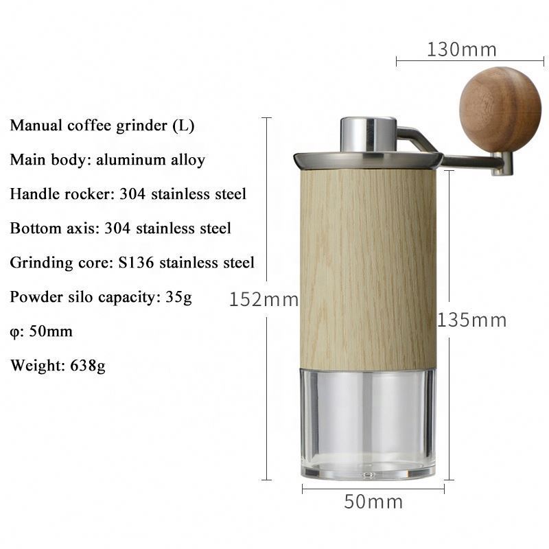 Professional Home Appliance Electric Portable Mini Coffee Bean Spice Nuts Grinder Easy Handle Manual Coffee Grinders