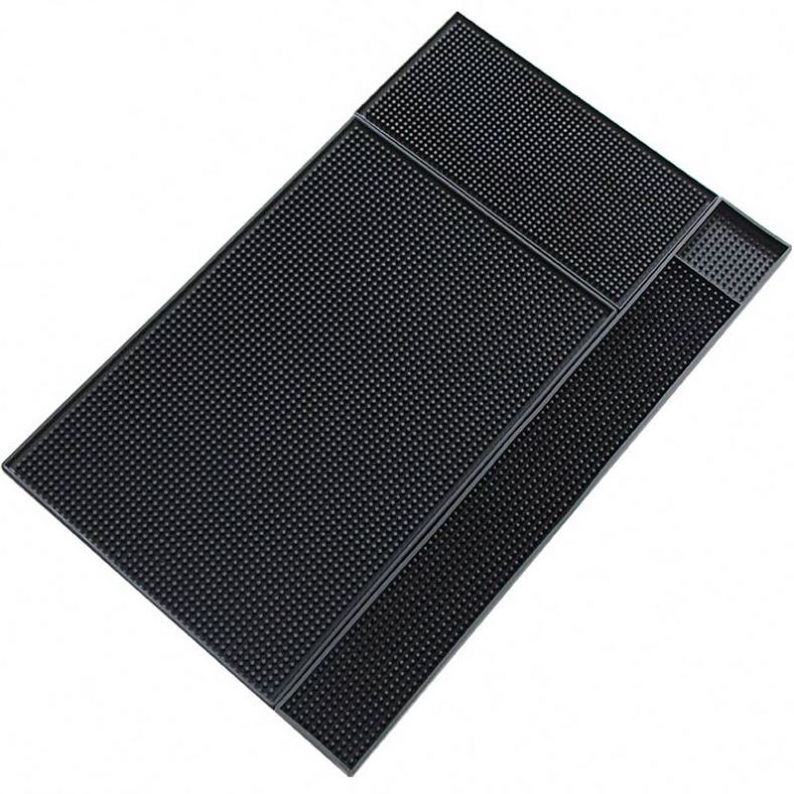 PVC Rubber Bar Mat Personalized Logo Non-Slip Rubber Mat Customized Table  Bar Mat