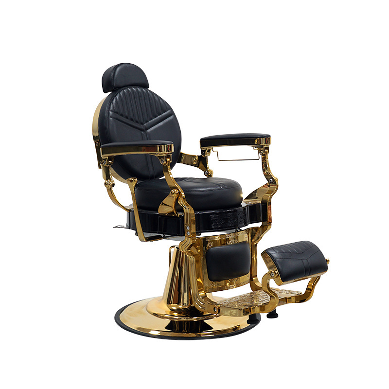 Barber Shop Retro High-End Hairdressing Chair Can Be Put Down Hair Salon Hair Chair Men Shaving Shaving Face Hairdressing Chair