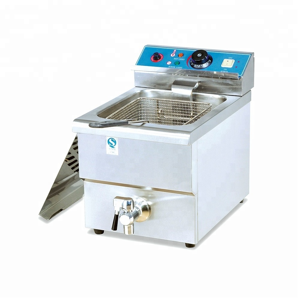 Freidora De Papas Maquina Industry A Gas 20L Automaticaes Corn Dog Fryer Machine Electric Deep 220-240V