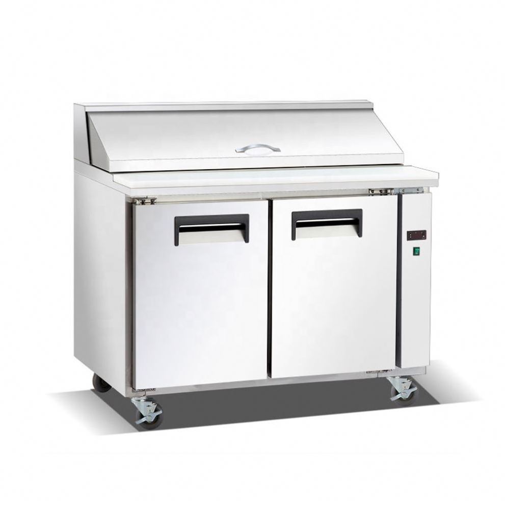 Hot Sale Meat Chiller Display Salad /Fish/ Food Display Freezer Refrigerator For Supermarket