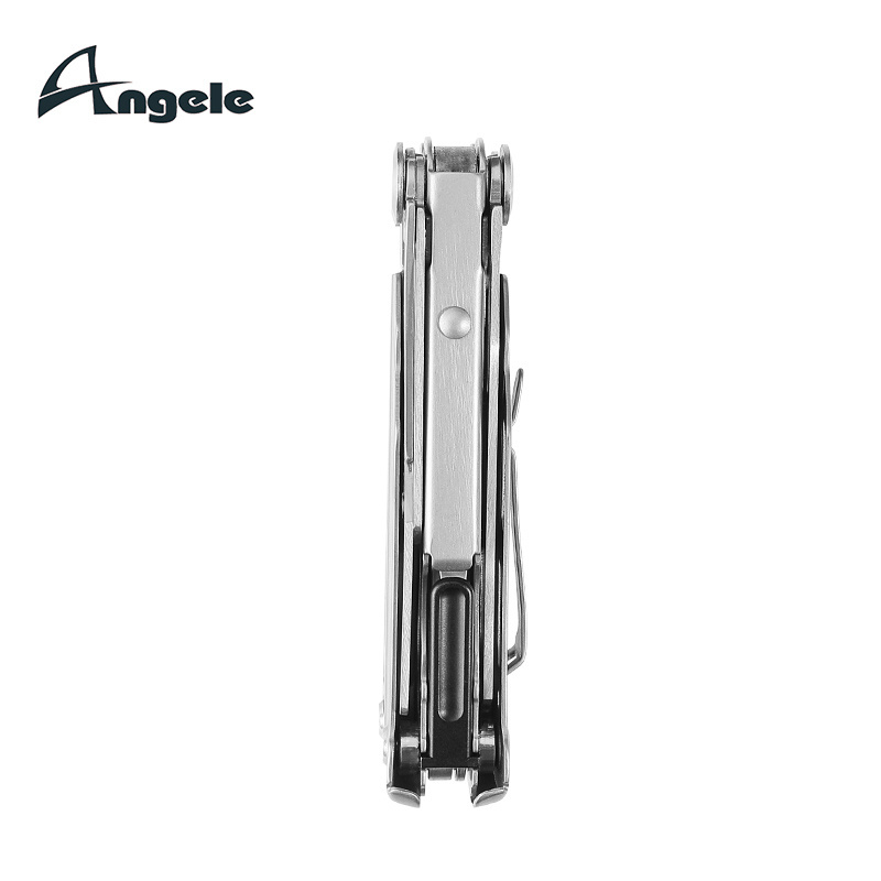 ANGELE Stainless steel Multi Function EDC Tool multi tool plier Camping Stainless Steel Folded Pliers