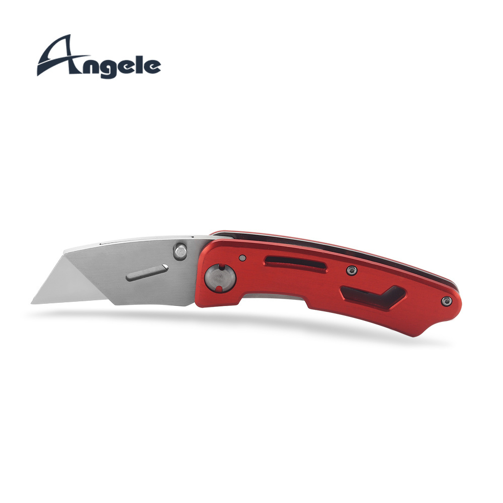 2023 Folding Utility Knife Quick Change Standard Blade Lock Back Design Pocket Knife with Belt Clip