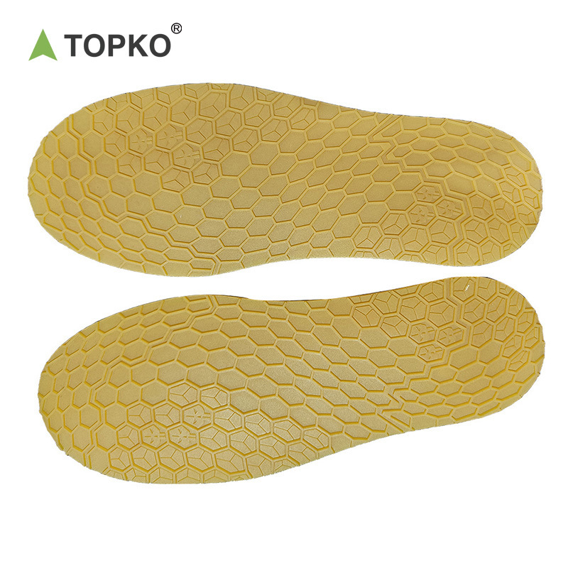 TOPKO High Quality Rubber Sole for Shoe Making Sole Anti Wear Adhesive Shoes Repair Lightweight Rubber Soles