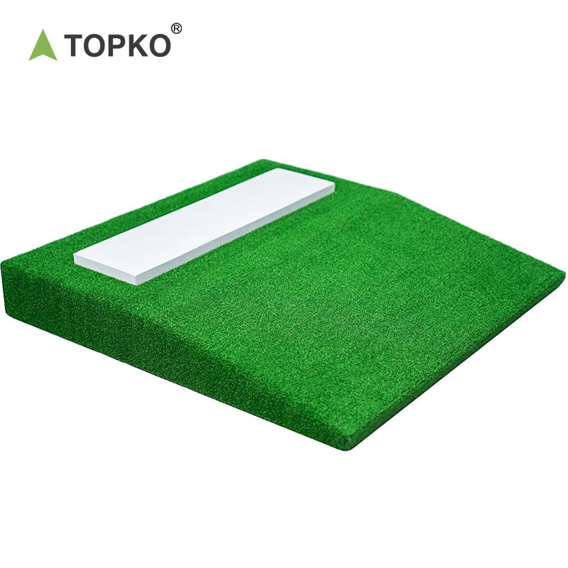 TOPKO High Quality Indoor & Outdoor Portable Baseball Pitching Mound for Baseball Pitcher Wood Baseball Mound