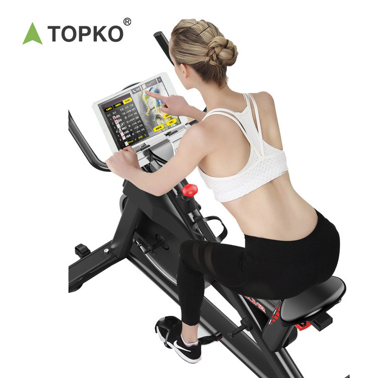 TOPKO profesional commercial home aerobic exercise air magnetic spin bike gym equipment fitness indoor spinning cycling bike