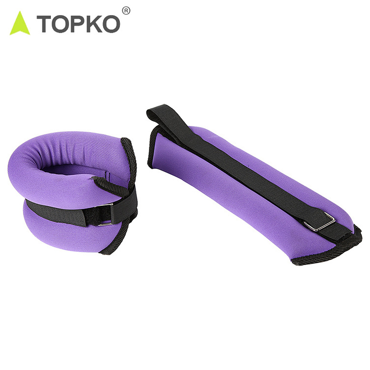 TOPKO wholesale high quality sports training exercise wrist ankle weight 1 kg