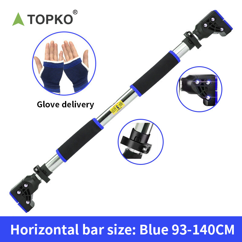 TOPKO High Quality Upper Body Workout Pull Up Bar Home Gym Portable Multi-Functional Door Trainer Bodybuilding Pull Up Bar