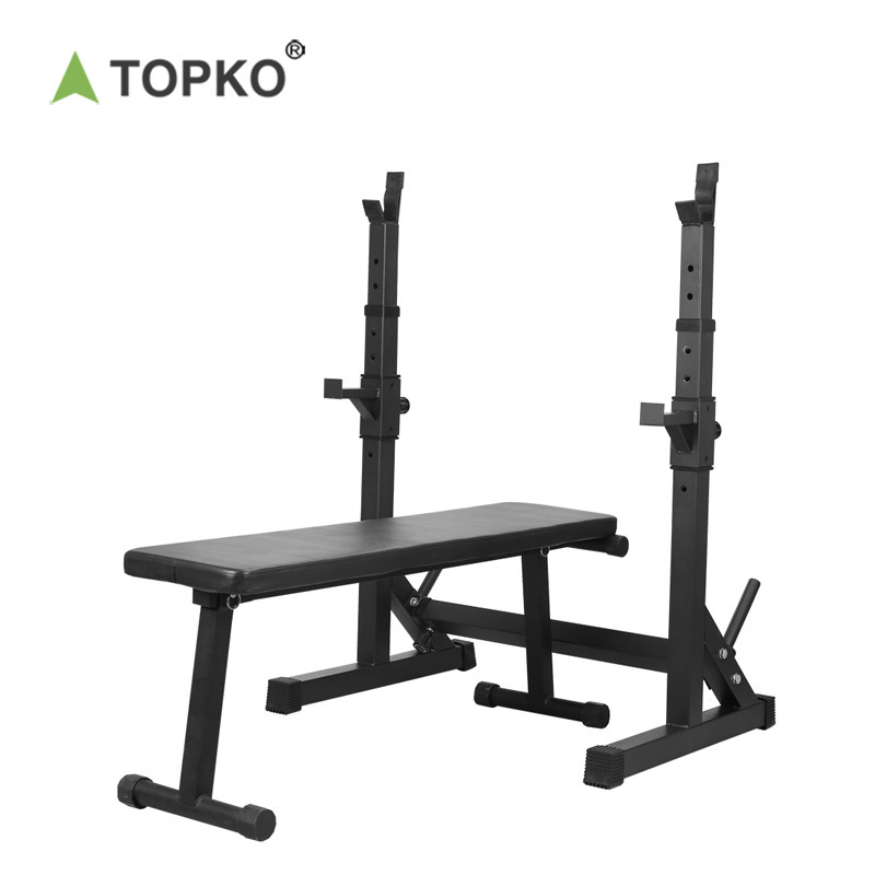 TOPKO wholesale home training fitness gym workout weight lifting workout adjustable squat dumbbell bench rack with bench press