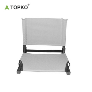 TOPKO Football Bleacher Seating Chair Folding Portable Stadium Chairs Seat with Bleacher Hook Padded Floor