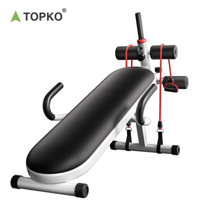 TOPKO Sit Up Bench Muscle Exercise Gym Equipment Ab Chair Fitness Training Bench Bodybuilding Exercise Bench