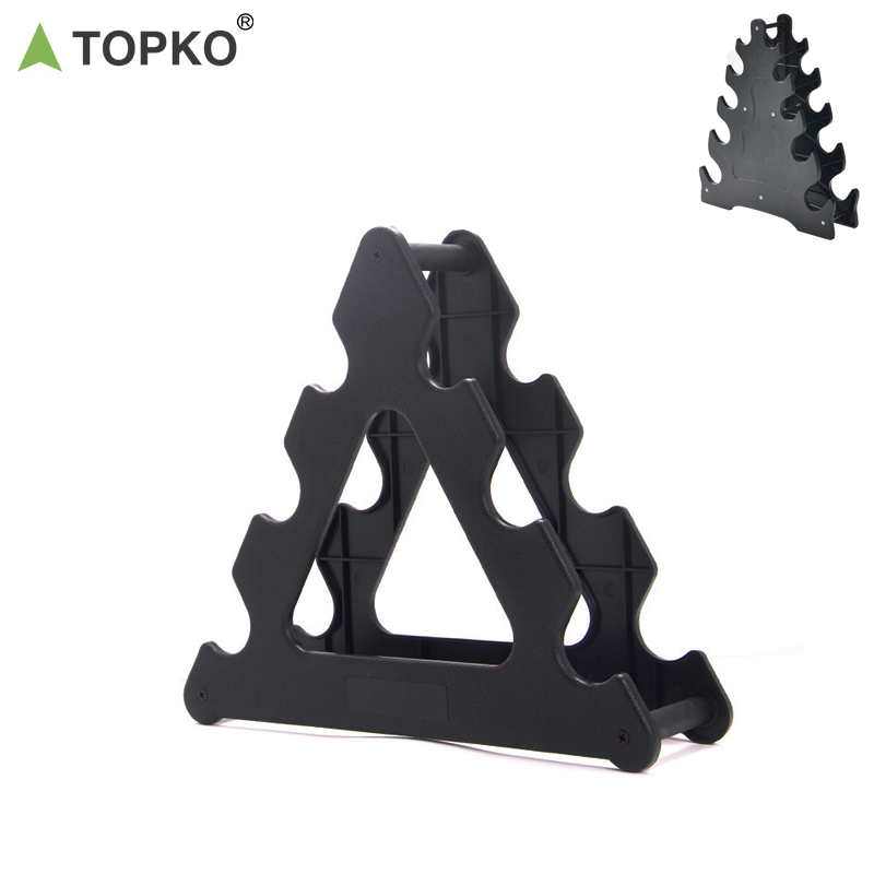 TOPKO High Quality Dumbbell Stand Racket Body Building Gym Equipment Free Weight Stand for Home Gym