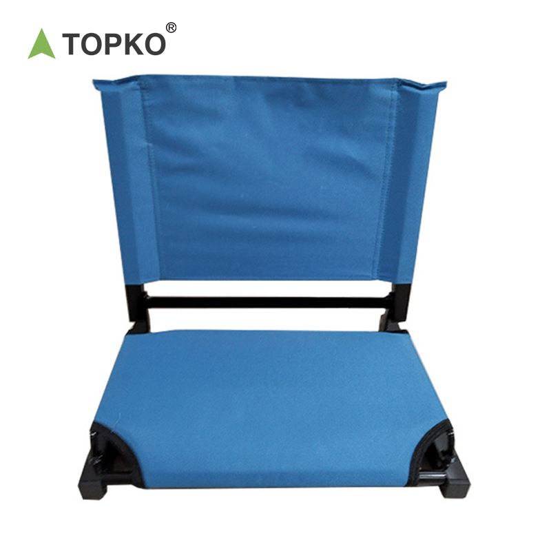 TOPKO Hot Selling Cheap Price Oxford Cover Outdoor Camping Picnic Football Folding Stadium Seat