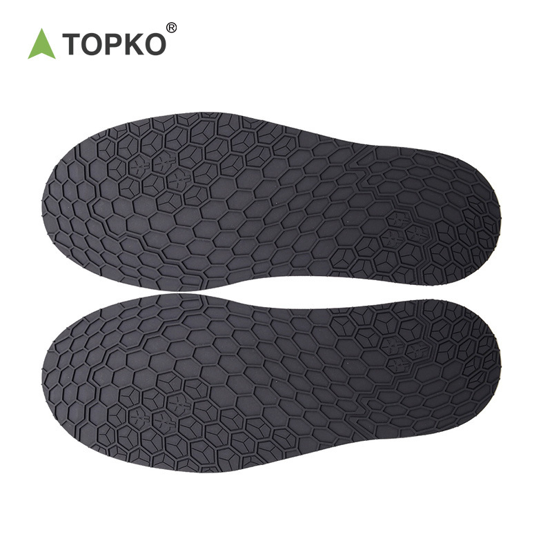 TOPKO High Quality Rubber Sole for Shoe Making Sole Anti Wear Adhesive Shoes Repair Lightweight Rubber Soles