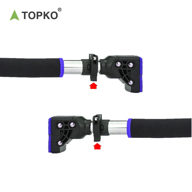 TOPKO High Quality Upper Body Workout Pull Up Bar Home Gym Portable Multi-Functional Door Trainer Bodybuilding Pull Up Bar