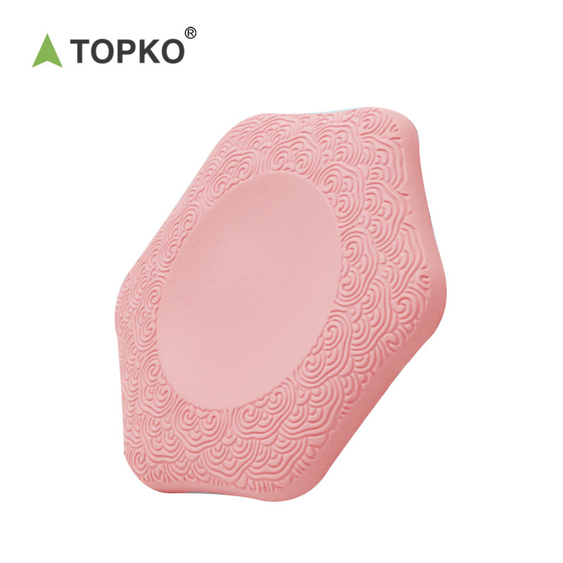 TOPKO wholesale new EVA yoga kneeling pad thickened fitness yoga knee small kneeling pad