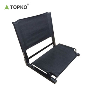 TOPKO High Quality Folding Stadium Seat Outdoor Portable Bleacher Chairs Stadium Seats Outdoor Folding Stadium Seating