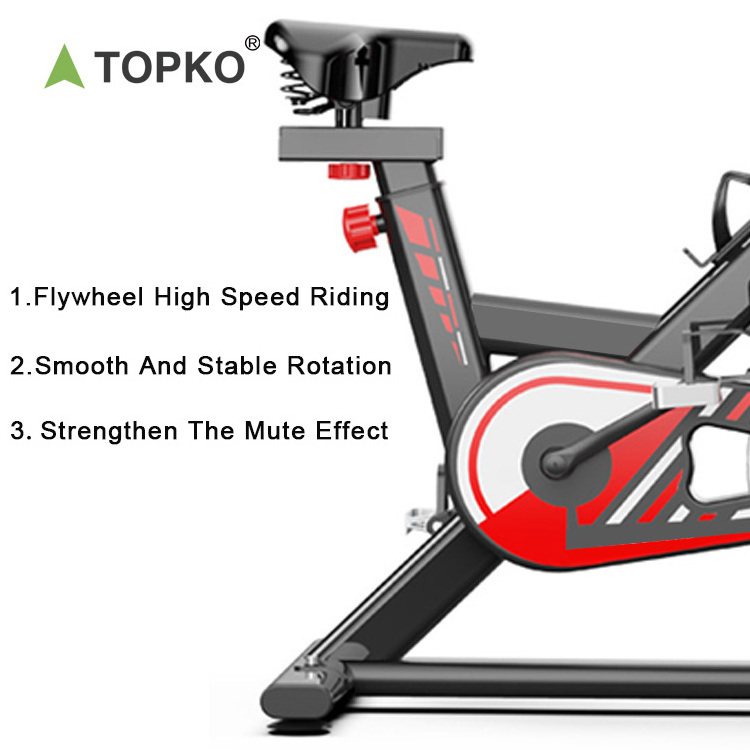 TOPKO profesional commercial home aerobic exercise air magnetic spin bike gym equipment fitness indoor spinning cycling bike