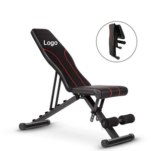 TOPKO Home Use Adjustable Foldable Fitness Bench Exercise Press Weight Lifting Gym Weight Bench