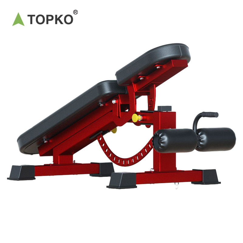 TOPKO High Quality Adjustable Dumbbell Stool for Bench Weightlifting fitness equipment Sports Gym Adjustable Bench