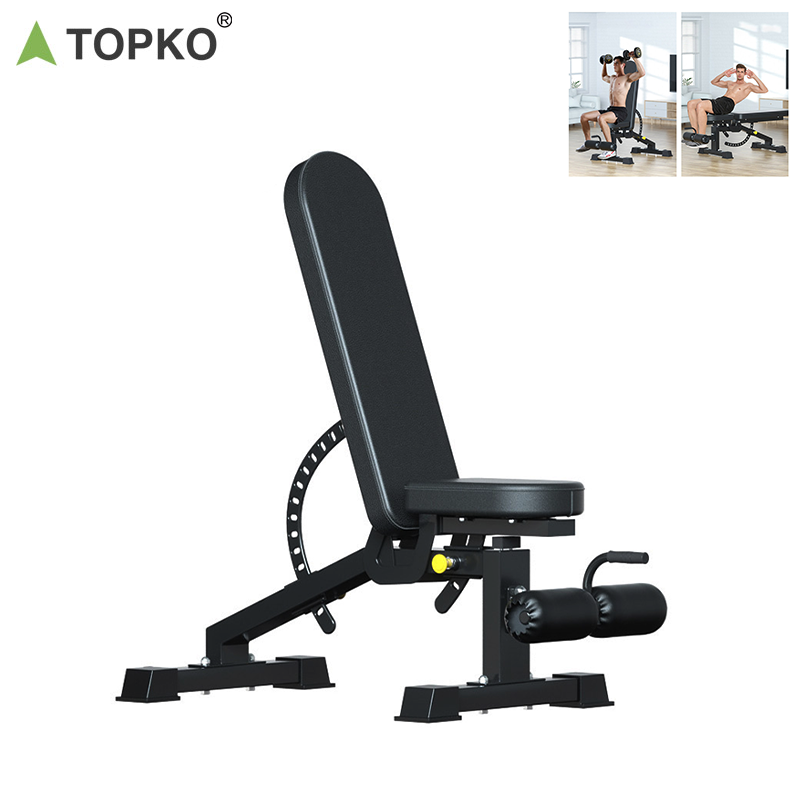 TOPKO High Quality Adjustable Dumbbell Stool for Bench Weightlifting fitness equipment Sports Gym Adjustable Bench