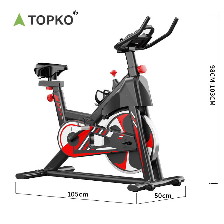 TOPKO profesional commercial home aerobic exercise air magnetic spin bike gym equipment fitness indoor spinning cycling bike