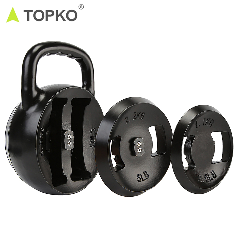 TOPKO High Quality New arrived Professional Home Use kettlebell Gym Fitness Kettle Bells Gym Equipment kettlebell