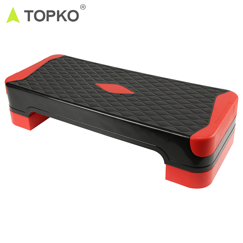 TOPKO Aerobic Stepper Custom Logo Home Gym Fitness Equipment Adjustable Stepper