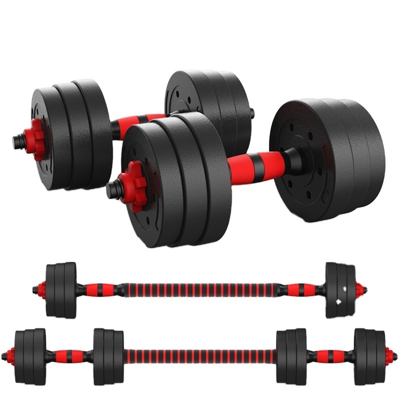 TOPKO home use cheap factory eco-friendly fitness free weight adjustable cement dumbbell