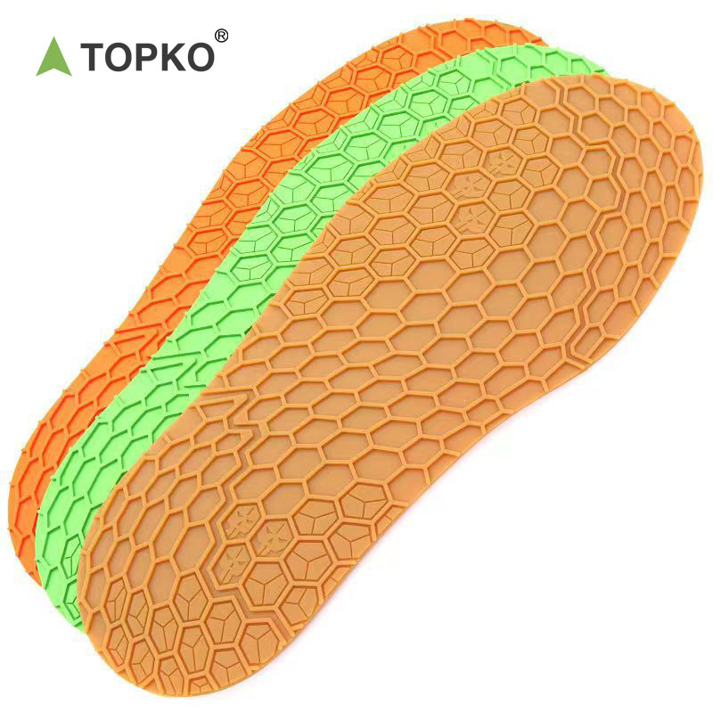 TOPKO High Quality Rubber Sole for Shoe Making Sole Anti Wear Adhesive Shoes Repair Lightweight Rubber Soles